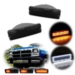 For 91-93 Dodge D150 250 350, W150 350 Front Bumper Drl Signal Lights Smoked. Fixed Price $69.99.
