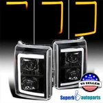 Fits 2011-2016 Ford F250 F350 Super Duty Black Projector Headlight Dynamic Led. Fixed Price $325.98.