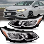 Factory Headlight For 2016-2019 Chevy Cruze Assembly Headlamp Left + Right 16-19. Fixed Price $121.99.