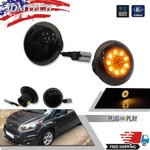 2x Smoked Lens Led Side Marker Lights 9t1z13k376a For 10-21 Ford Transit Connect. Fixed Price $15.49.