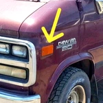 Chevy & Gmc "g" Series Van, 1985, 1986, 1987 - 1996, Rt Or Lt, Side Marker Light. Fixed Price $19.00.