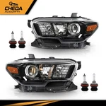 Fit For 2016-2022 Toyota Tacoma Trd Black Projector Headlights Left & Right Side. Fixed Price $115.63.