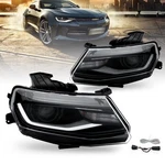 Fit For Chevy Camaro 2016-2022 Led Tube Projector Headlights Headlamps Pair. Fixed Price $185.99.