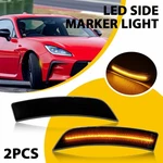 Smoked Led Lens Front Side Marker Lights Fit 2022-2024 Toyota Gr86 Subaru Brz. Fixed Price $19.99.