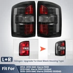 Upgrade Black Halogen Tail Light For 2014-2018 Gmc Sierra 1500 W/o Bulb Pair. Fixed Price $79.99.