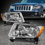For 11-13 Jeep Grand Cherokee Chrome Housing Amber Corner Headlight Head Lamps. Fixed Price $87.10.