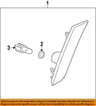 Cadillac Gm Oem 14-16 Elr-side Marker Light Lamp 22874972. Fixed Price $33.54.