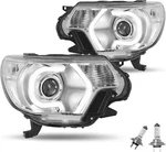For Toyota Tacoma 2012-2015 Chrome Headlights W/led Drl Projector Upgrade Style. Fixed Price $317.20.