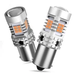 2pc 1156 Ba15s Amber Signal Turn Light Car Led Lamp 26smd 3020 Canbus No Error. Fixed Price $18.99.