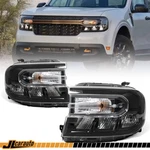 For Ford Maverick 2022-2024 Black W/o Led Drl Headlights Headlamps W/ Bulbs. Fixed Price $329.99.