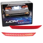 Full Led Tail/brake/sequential Blink Bumper Reflectors For Honda 16-17 Accord 4d. Fixed Price $46.09.
