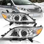 For 2011-2020 Toyota Sienna Halogen Projector Chrome Headlights Lamps Pair. Fixed Price $94.56.