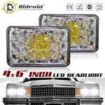 2x 4"x6" Inch Led Headlights Sealed Hi/low Beam For Chevy C10 Pickup Truck 81-87. Fixed Price $30.99.