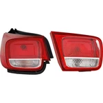 Tail Lights For 2013-15 Chevy Malibu 2016 Limited Lh Inner Outer With Bulbs Capa. Fixed Price $188.94.