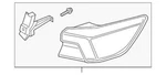 Genuine Ford Tail Lamp Assembly Lj6z-13405-e. Fixed Price $578.69.