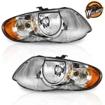 Weelmoto Pair Headlight For 2005-2007 Chrysler Town&country 119" Long Wheel Base. Fixed Price $83.88.