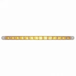 United Pacific 38948 Turn Signal Light 14 Led, 12" Bar, Amber Led/clear Lens. Fixed Price $32.73.