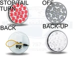 Trux Tled-4x40 4 Inch Round 19 Diode Red/white Dual Revolution Led Light. Fixed Price $49.90.