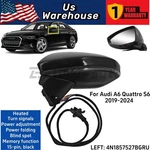 New Left Side Mirror For 2019-2024 Audi A6 Quattro S6 W/memory Power Fold 15-pin. Fixed Price $429.00.