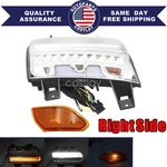 For 2018-2022 Jeep Wrangler Jl Right Side Led Turn Signal Light W/drl 55112884af. Fixed Price $56.99.