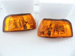 Pair Of Jdm Look Amber Front Corner Lights For199219939293honda Accord. Fixed Price $23.16.