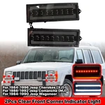 Led Clear Drl Signal Front Corner Light For 84-96 Jeep Cherokee 86-92 Comanche. Fixed Price $74.99.