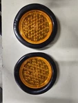 2 New Truck-lite 44201y Model 44 Led Yellow Round Lamp With Grommets **sale**. Fixed Price $40.00.