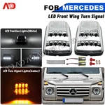For 90-2018 Mercedes G500 G550 G55 G63 Amg Led Turn Signal Light Amber+white 2x. Fixed Price $98.99.