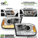 Upgrade Style 2009-2018 Dodge Ram 1500 Led Drl Projector Headlights Headlamps. Fixed Price $153.05.