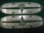 1958 Pontiac Park Light Lenses Chieftan Star Chief Catalina Bonneville. Fixed Price $28.00.