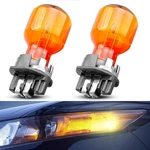 2pcs Orange Pwy24w For Audi Chrysler Ford Volvo Vw Turn Signal Light Bulbs Lamps. Fixed Price $25.89.