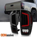 Fits 2016-2022 Toyota Tacoma Pickup Black Smoked Full Led Tube Tail Lights. Fixed Price $155.99.