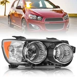 Chrome Bezel Headlight For 2012-2016 Chevy Sonic Headlamp Right Passenger Side. Fixed Price $48.49.