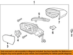 Lincoln Ford Oem Door Side Rear View Mirror-turn Signal Lens Left Ej7z13b375a. Fixed Price $108.97.