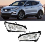 For Hyundai Santa Fe Sport 2013-2016 Front Fog Light Driving Lamp Assembly Set. Fixed Price $57.99.
