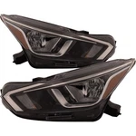 Headlights Set For 2020-2022 Nissan Versa Capa Ni2502273 Ni2503273 Halogen Black. Fixed Price $229.97.