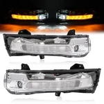 For 2018-2023 Ford Mustang Led Drl Fog Lights W/ Amber Sequential Turn Signal. Fixed Price $150.00.