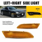 Amber Front Side Marker Lights Reflector Housing For 2004-08 Chrysler Crossfire. Fixed Price $16.99.