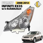 Hid Headlight For 2008-12 Infiniti Ex35/2013 Ex37/2015-17 Qx50 W/afs Left Driver. Fixed Price $275.99.