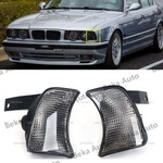 Pair For Bmw 5-series E34 1989-1995 Black Corner Lights Turn Signals Light. Fixed Price $35.75.