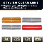 For 72-76 Plymouth Duster Valiant Volare Clear Led Front &rear Side Marker Light. Fixed Price $59.39.