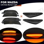 6pcs Amber/red Led Side Marker Light Kit Smoked For Mazda Mx-5 Miata 2016-2020. Fixed Price $89.99.