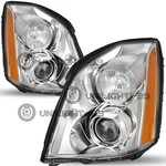 Cadillac Dts Projector Headlights For 2006-2011 Hid/xenon W/bulbs&ballast Lh+rh. Fixed Price $239.79.
