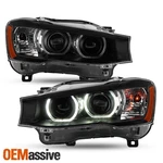 For 2015-2018 Bmw X3 / X4 Halogen Upgrade Projector Black Headlights W/led Drl. Fixed Price $528.99.