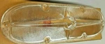 1958 Pontiac Clear Parking Lamp Lens (replaces Gm #: 5948853, Glo-brite 686). Fixed Price $18.00.