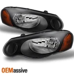 Fit 04-06 Chrysler Sebring Convertible & Sedan Black Replacement Headlights Pair. Fixed Price $125.99.