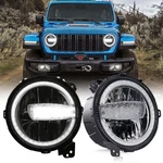 9 Inch Front Led Headlights For Jeep Wrangler Jl/ 2018-2024 Gladiator Jt. Fixed Price $199.00.
