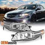 Chrome Fits 2004-2008 Ua7 Acura Tl Led Projector Headlights Headlamps. Fixed Price $358.99.