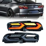 For 2019-2024 Chevy Camaro Led Tail Lights Sequential Smoke Lens Rear Lamp L+r. Fixed Price $329.00.
