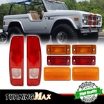 For 1970-1977 Ford Bronco 8pc Tail Lights, Front Parking, Side Marker Lenses Kit. Fixed Price $79.99.
